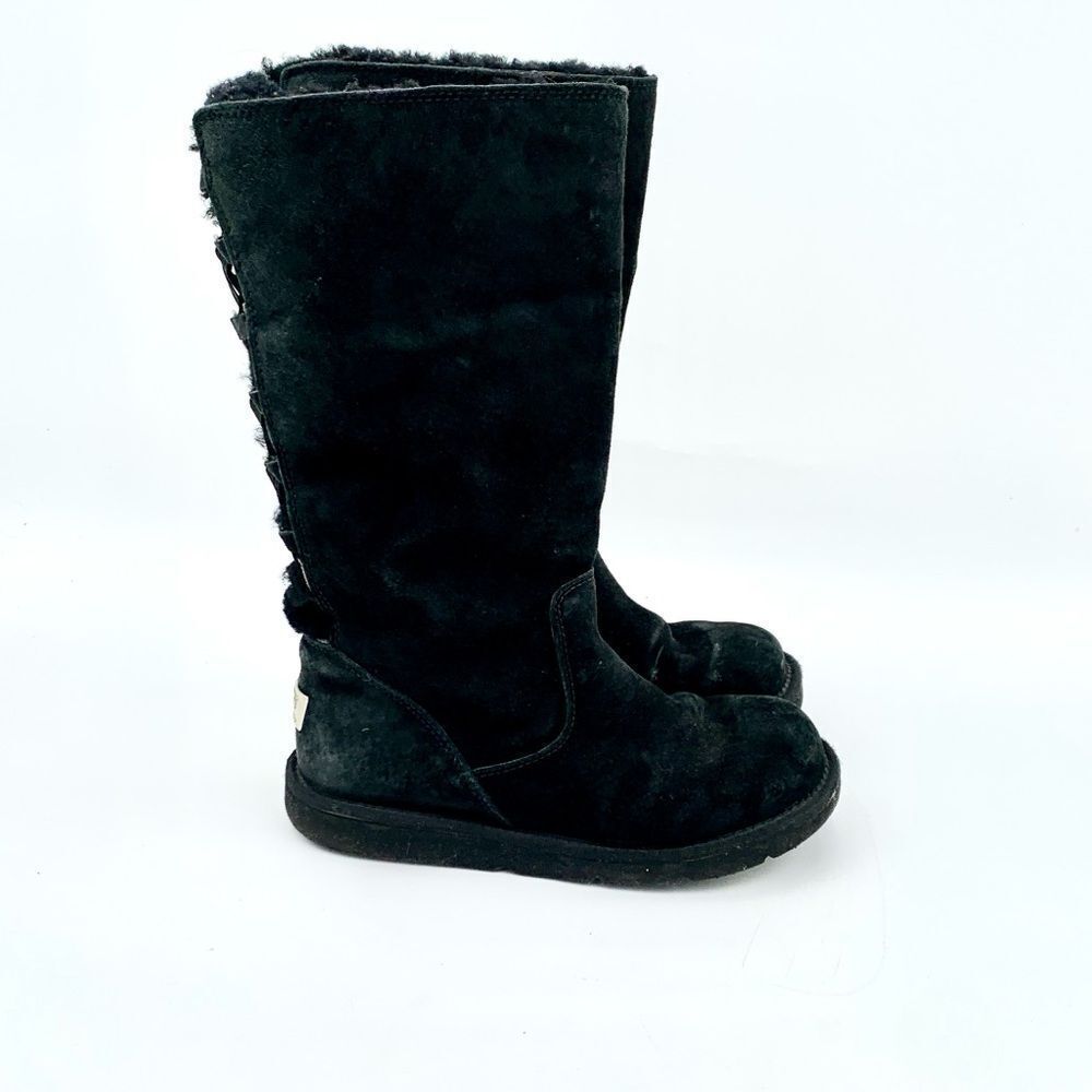 UGG Australia – Lattice Cardy Tall (Lace-Back Tall Shearling Boot) Womans size 7